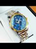 Men's Watches Business Fashion Quartz Watch for Man Multifunctional Chronograph Moon Phase Waterproof Luminous
