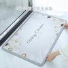 Diatom Printing Bathroom Thickening Mat Bath Non-slip Carpets In Wash Basin Bathtub Side Floor Rug Shower Room Doormat Memory Foam 3D Pad