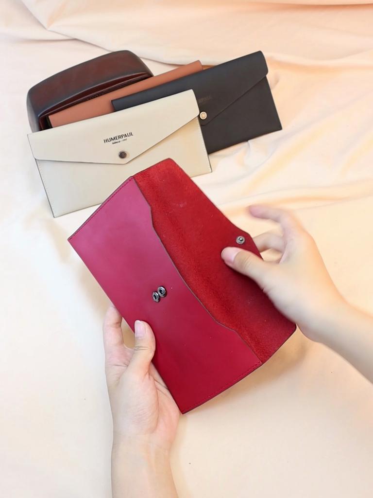 Humerpaul Ladies Thin Wallet Can Hold Multiple Large Banknotes Can Hold Mobile Phones Bank Cards Passport Books
