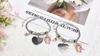 Stitch Cartoon Charm Bracelet Zinc Alloy Love Heart Pendant For Men Women Gift