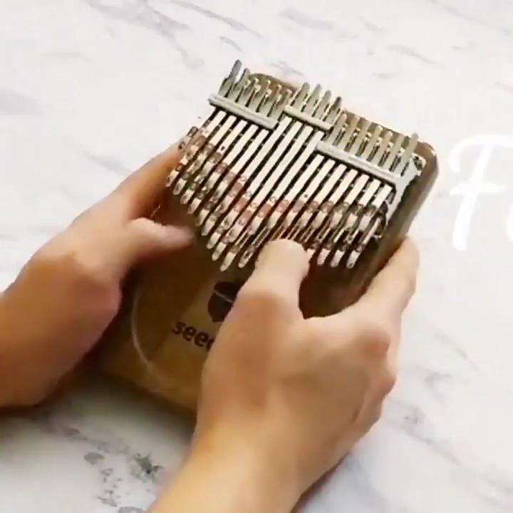 34key Kalimba Professional Keyboard Instruments Wooden Kalimbas Beginner Portable Fingers Piano Music Accessories Gift