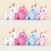 Colorful Unicorn Plush Keychain Soft Toy Cute Wedding And Bag Accessory