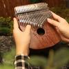17 Tasti Kalimba Pianoforte a Pollice Tastiera Impiallacciata in Legno Massiccio Strumento Musicale Kalimba Pianoforte a Dita Regalo di Natale per Amanti della Musica