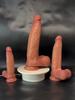 Large Girth Double Layer Liquid Silicone Phallic Dildos-Soft,Realistic,Ideal for Intimate Play&Pleasure,Pleasure Toys,Realistic Texture,Durable Toy