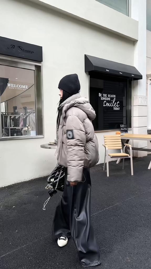 Fashion Winter Women's Parkas Hooded Warm Jackets Elegant Loose Thick Woman Coats