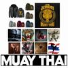 MMA Tiger Muay Thai Kick Boxing UFFC Jacket Sweatshirt Hoodies Zip Men Women Kid Unisex Long Sleeve Print Sport Gym Fitness Workout