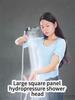 Square Button Shower Head: Super Pressurized Large Nozzle Rain Shower Handheld Showerhead Suitable for Household Water Heaters