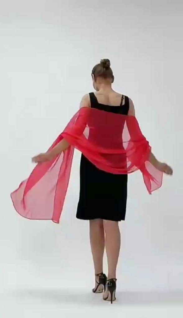 Sheer Crepe Shawls and Wraps for Formal Evening Party,Women Soft Shimmer Light-weight Travel Festival Shawl