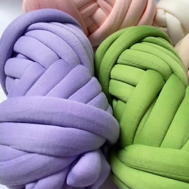 Set 6 bucăți Fir Chenille Gros - Super Gros Moale DIY Tricotat Croșetat Fir pentru Pături (1.5kg Total) Faceți perne Giant Throws
