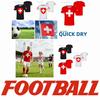 Suisse Suisse SUISSE Football T-shirt Imprimé 3D Maillot National Drapeau Entraînement Col Rond Unisexe Hommes Femmes Sport MAILLOT Manches Courtes Uniforme