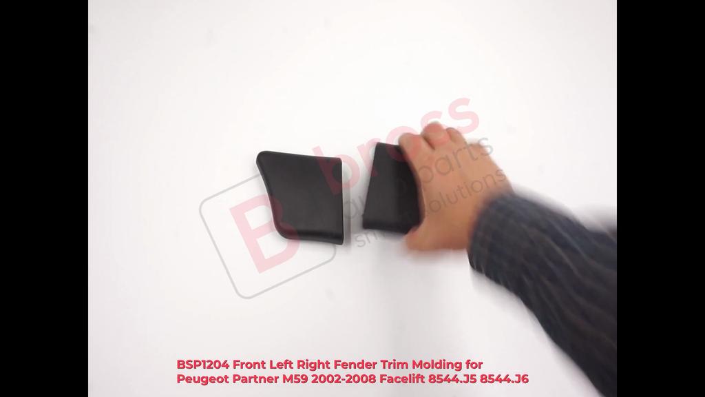 BSP1204 Front Left Right Fender Trim Molding for Peugeot Partner M59 2002-2008 Facelift 8544.J5 8544.J6