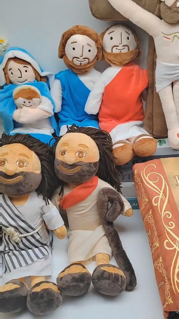 Arab Jesus Plush Toy Character Virgin Mary Stuffed Doll Christening Religious Easter Christmas Plushie Pillow Children Xmas Gift