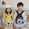 Cartoon Soccer Kids Backpack With Breathable Nylon For Preschool Boys And Girls