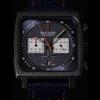 New Square Watches for Men Business Blue Leather Military Men's Wristwatch Chronograph Clock Waterproof Watch