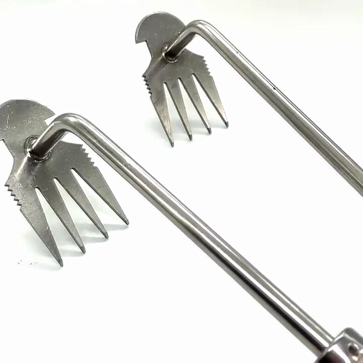 Unkrautzieher, wiederverwendbar, praktisch, robust, einfache Bedienung, verschleißfest, Zugeisen, Graswurzelentferner, Gartenwerkzeug, Heimbedarf