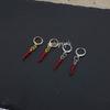 Fashion Red Pepper Chili Ear Buckle Explosion Red Pepper Earrings Y2K Earrings