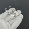 Orecchini antichi in pietra preziosa diaspro cavallo selvaggio naturale, orecchini pendenti in argento sterling 925, gioielli boho in argento, regalo di compleanno