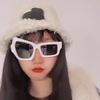 Teasing Glasses, Funny Photos, Personality, Fashion, Irregular Size, Asymmetrical Eyes, Drag Hip-hop Sunglasses