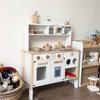Wooden Pretend Kitchen Toys Coffee Machine And Stove For Early Childhood Development And Parentchild Interaction