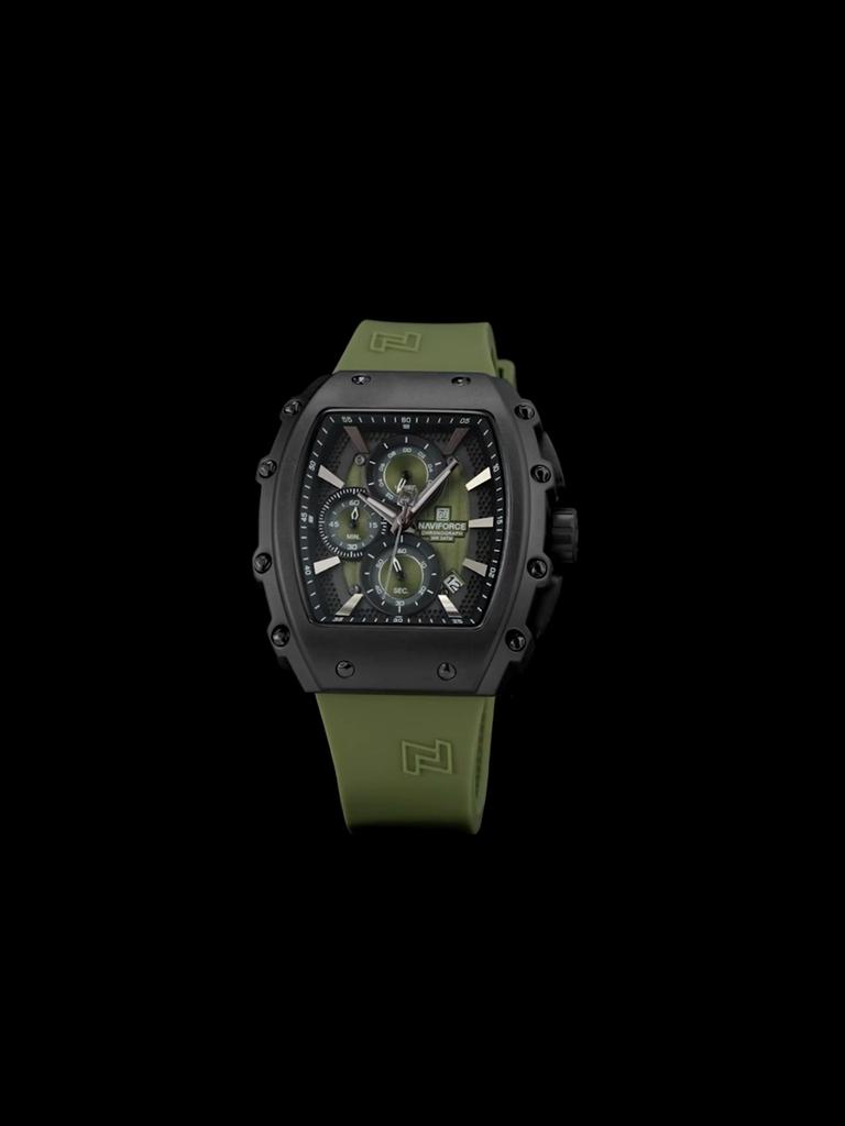 Men Sport Waterproof Quartz Watch Luxury Barrel-Shaped Steel Band Alloy Dial Casual Couple Luminous Wristwatch