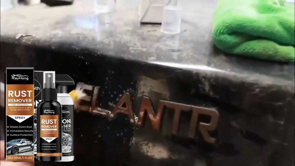 RAYHONG Car Rust Remover. Gentle, Mild, and Effective Rust Removal and Shine Restoration for Automotive Surfaces