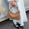Schicke PU Hobo-Tasche für Damen – Weiche, texturierte Schulter-Tragetasche mit minimalistischem Design