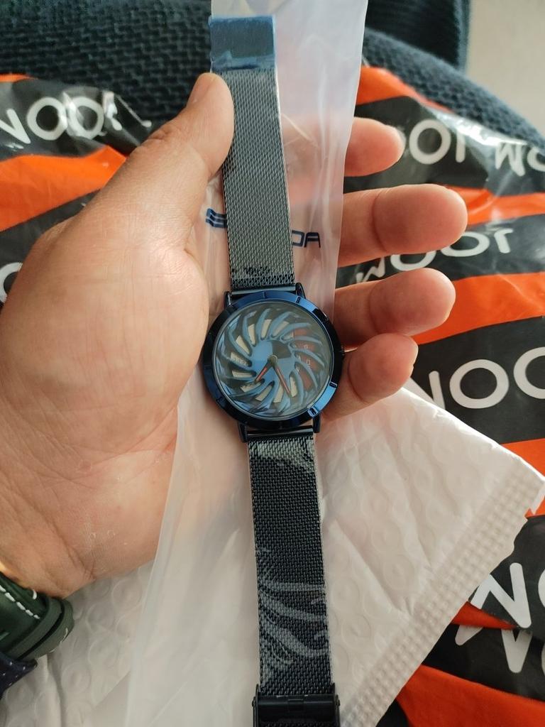 watch with moving dial