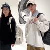 Stone Texture Pattern Student's Schoolbag Large Capacity Unisex Backpack