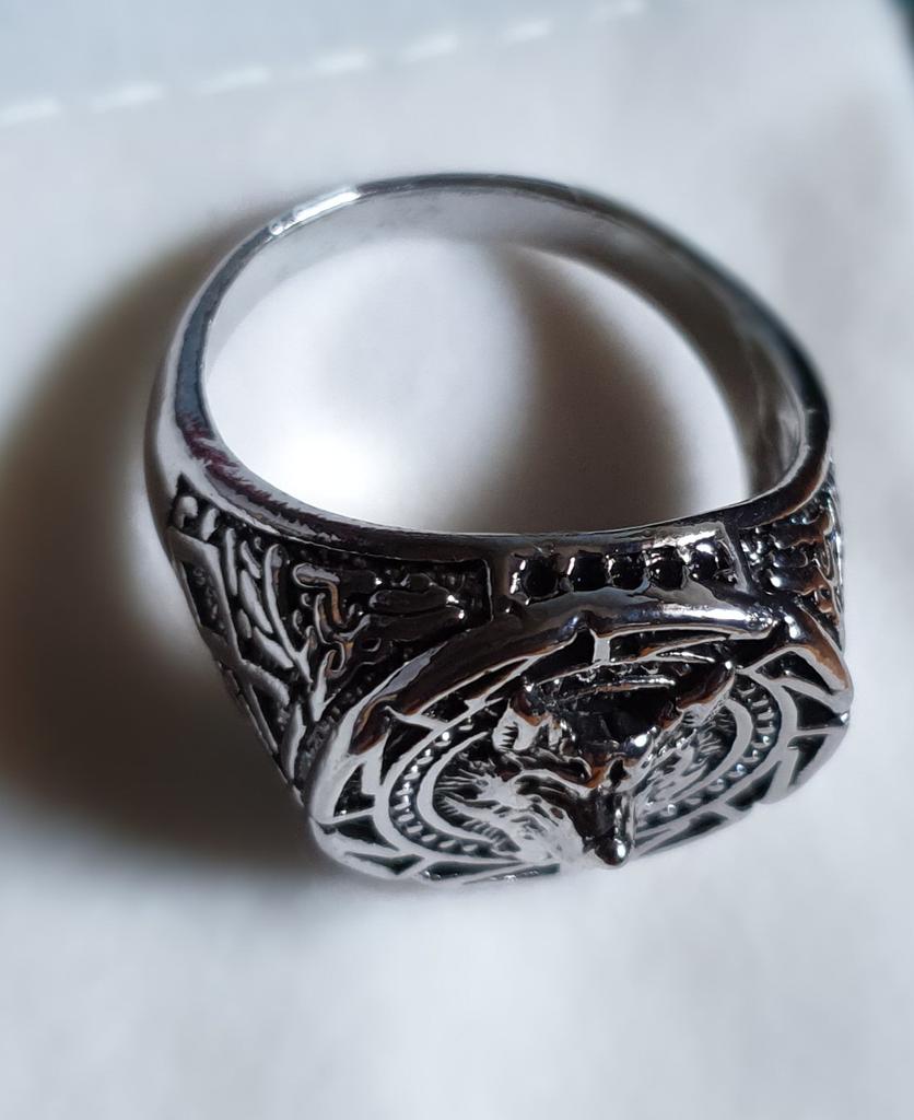 Anillo De Lobo Para Hombre, Anillo De Cabeza De Lobo Vi... | Envío Gratis