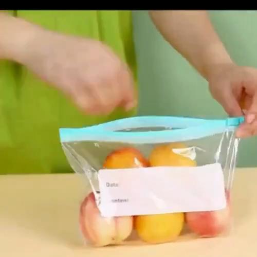 Drei Spezifikationen von Zipper-Frischhaltebeuteln, Aufbewahrungsbeutel zur Lebensmittelklassifizierung, Lebensmittel-Frischhalte-Siegelbeutel, Küchenaufbewahrung und -konservierung