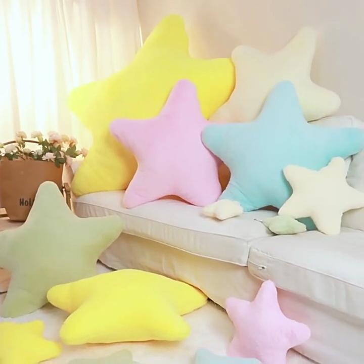 Star Shaped Pillow Decorative Star Pillow for Bed Soft Plush Throw Pillow Cute Pillow Plush Cushion for Kid Bedroom Living Room