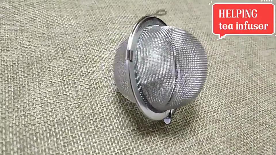 Śliczny zaparzacz do sypkiej herbaty ze stali nierdzewnej, sitko do liści, dyfuzor z filtrem, wiadro z siatką na przyprawy ziołowe