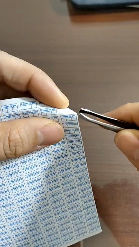 400pcs 10x5mm I Repair For You Tamper Evident Removal Proof Birttle Paper Warranty Void Sealing Sticker Expire Date Writable