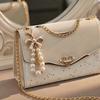 Women Luxury Square Sequin Crossbody Bag Metal Chain Mini Evening Phone Purse Shoulder Handbag