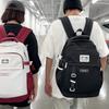 Color Block Student Schoolbag Women's Large Capacity Computer Backpack Male Travel Backpack