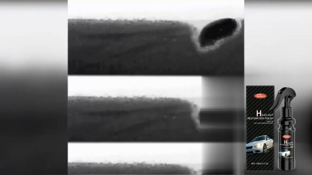 Rayhong Automotive Headlight Maintenance Spray Waterproof & Anti-Fog Formula for Plastic & Glass Lens Covers 120ml