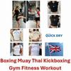 Women Crop Tank Tee T-Shirt UK England British Britain United Kingdom MMA Boxing Muay Thai Short Sleeve National Flag Print Training Fitness Workout