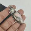 Natural Rhodochrosite Gemstone Pendant 925 Sterling Silver- Handmade Design, Everyday Wear Jewelry, Unique Rhodochrosite Pendant Father's Day Gifts
