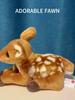 25CM Lying Fawn Plush Toys Soft Stuffed Cartoon Animal Doll Cute Deer Doll For Home Decoration Gifts