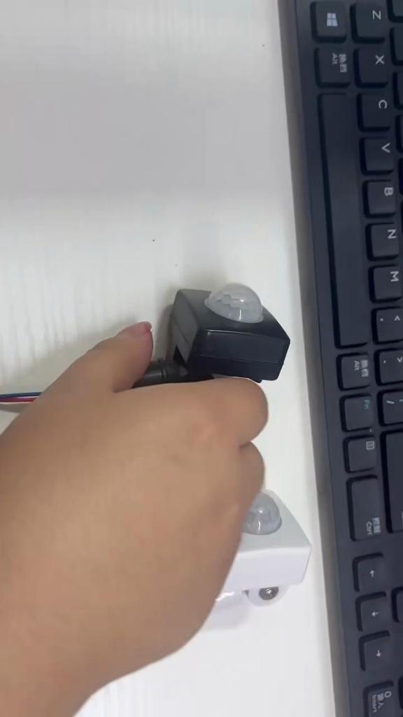 85-265V IP65 Motion Sensor Adjustable PIR Switch Ultrathin LED Flood Light PIR Waterproof Outdoor Motion Sensor Detector