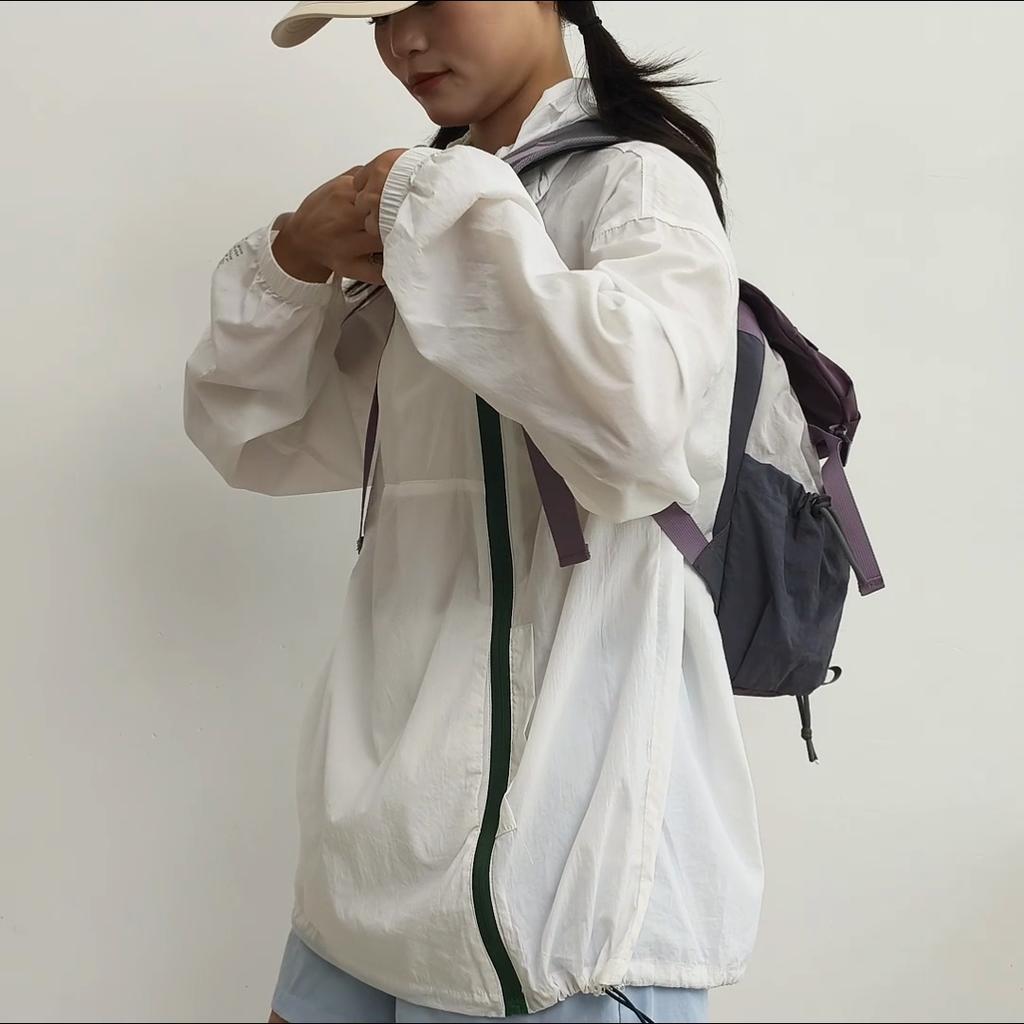 Outdoor Waterproof Backpack Color Block Women's Large Capacity Travel Backpack