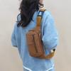 Multi-layer Chest Bag Women's Lightweight Shoulder Crossbody Bag Nylon Sport Riding Waist Bag