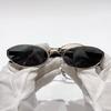 Korean Style Oval Cat Eye Sunglasses Fashion Unisex Eyewear
