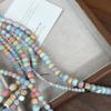 2/5Pcs Natural Stone Alxa Rainbow Stone Head Bead Interval Scattered Beads For DIY Bracelets Necklaces Jewelry Making