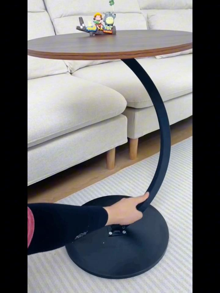 1pc  Light Luxury Side Table, C Shaped End Table for Couch, Sofa and Bed, Small Desktop C Table for Living Room, Bedroom