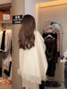 Autumn Winternew Arrivalfleece-linedthickenedretropure Color Shawl Furry Lazy Style Cloak Outwear for Women
