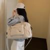 Große Kapazität Nylon Reisetasche für Damen Herren Leichtgewicht Reise-Tote Crossbody Schulter