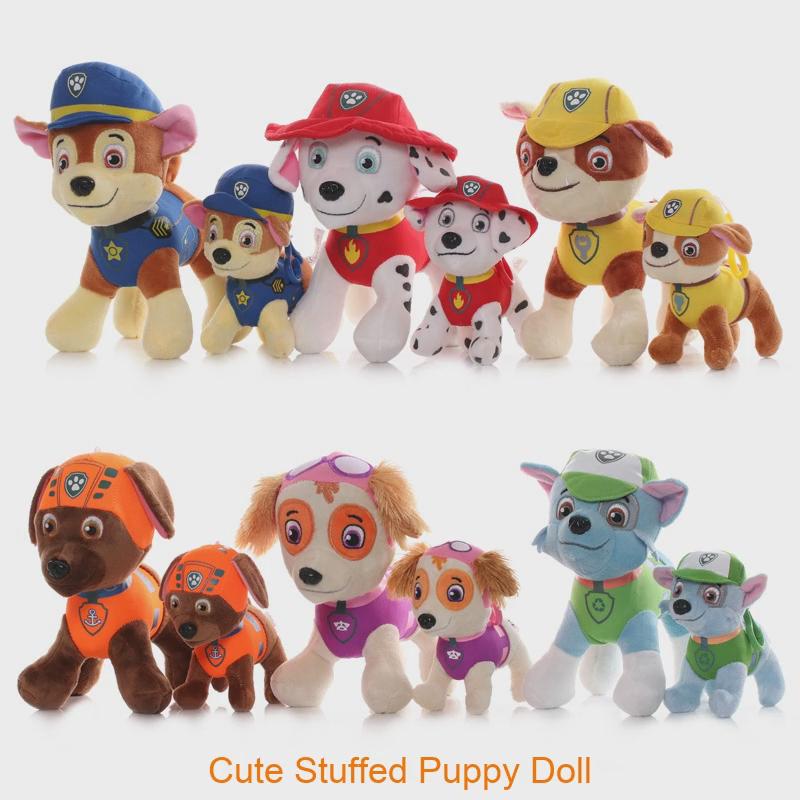 Full-color 20cm Paw Patrol Plush Toy Comfortable And Safe For Children