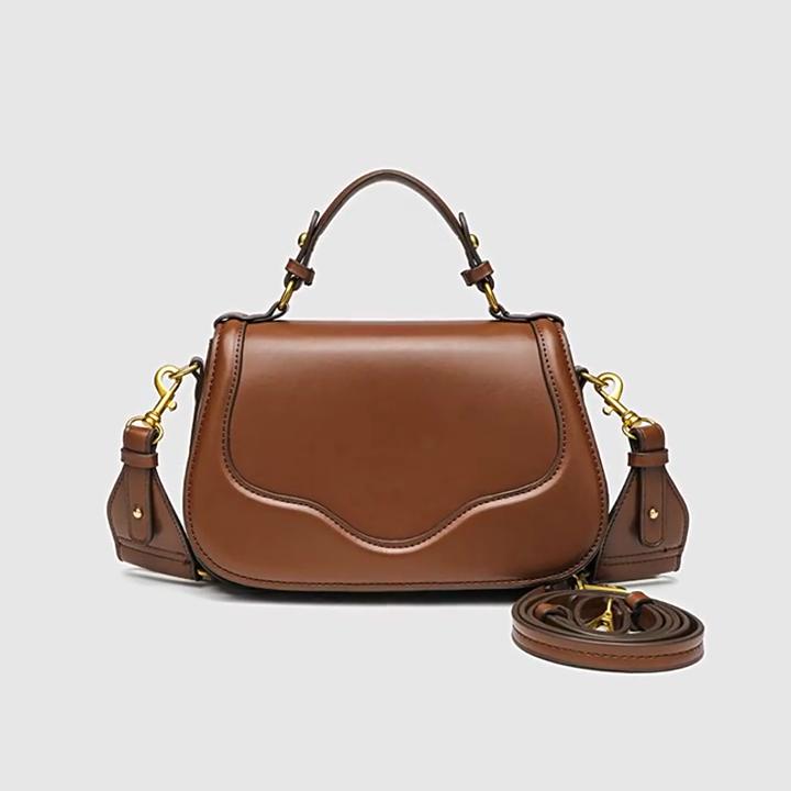 2025 Small Women Shoulder Bags Handbags Excellent PU Leather Saddle Bag With Two Straps Fashion Branded Crossbody Bag For Ladies Purse