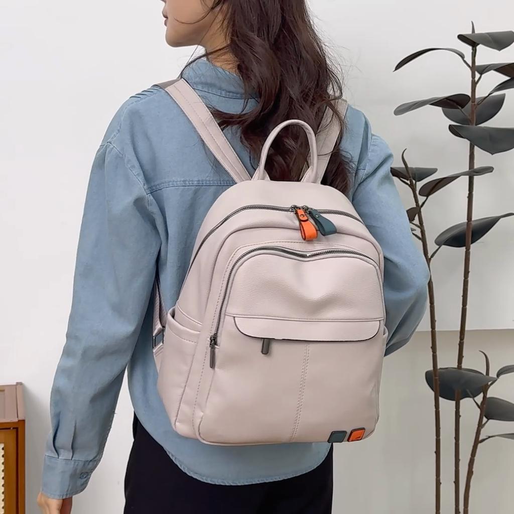PU Women's Backpack Large Capacity Commuter Travel Backpack